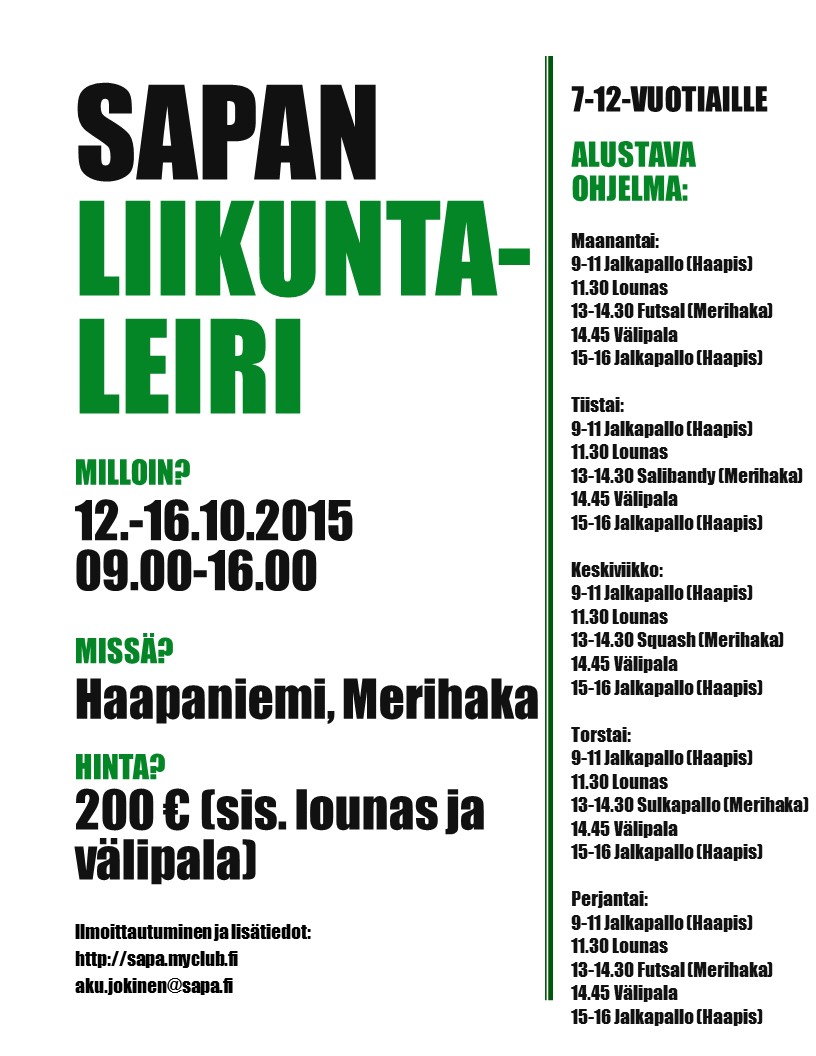 syysleiri juliste