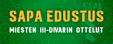 SAPA edustus otteluohjelma